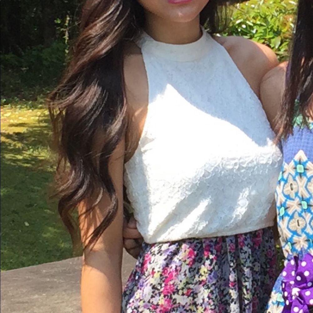 White Crop Top